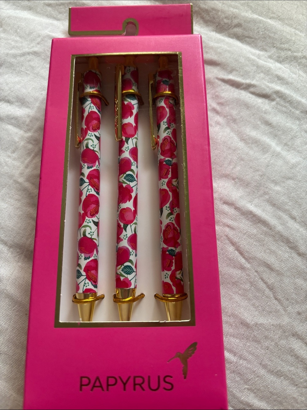 Papyrus 3 pen pack with black ink